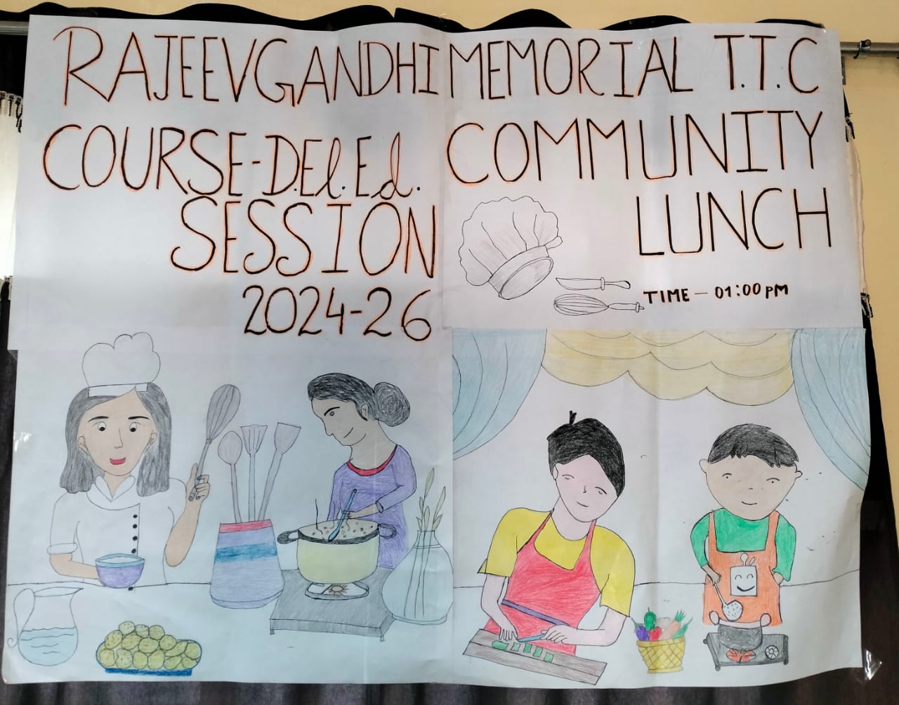 Community Lunch Programme by Student of D.El.Ed.2024-26
